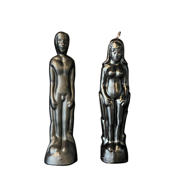 Black Male / Female Candle