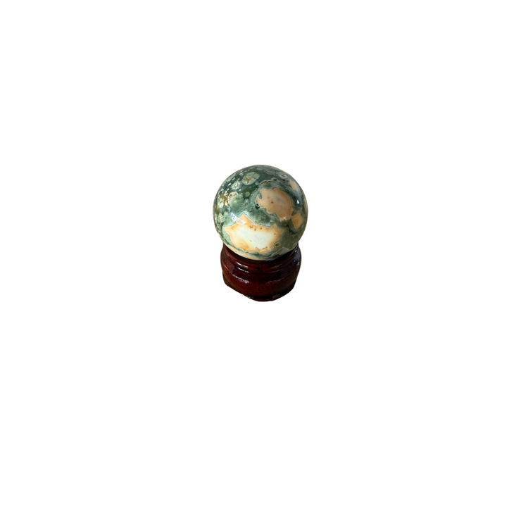 Crystal - Moss Agate, sphere
