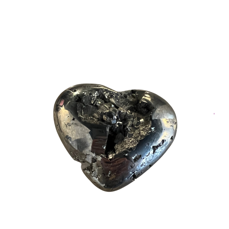 Crystal - Pyrite Heart