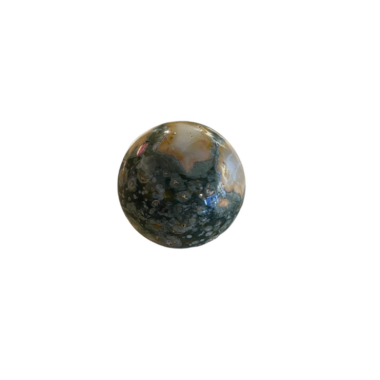 Crystal - Rainforest Jasper (Rhyolite), sphere