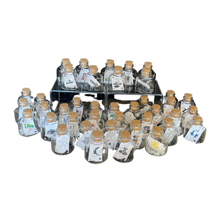 Manifestation bottles inspired by Wiccan World
