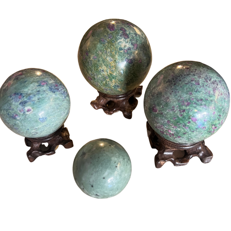 Ruby Fuchsite Sphere