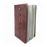 7 Stone Leather Blank Book