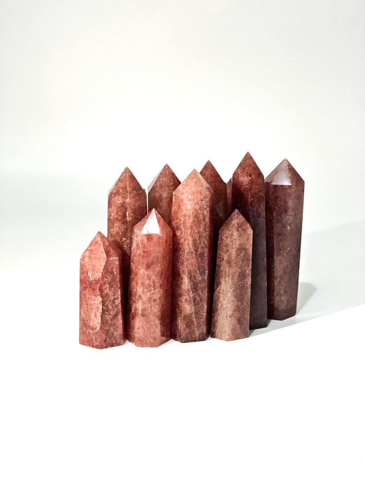 Strawberry Quartz Pillar